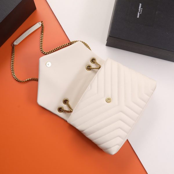 YSL Yves Saint Laurent LOULOU medium White - Image 3
