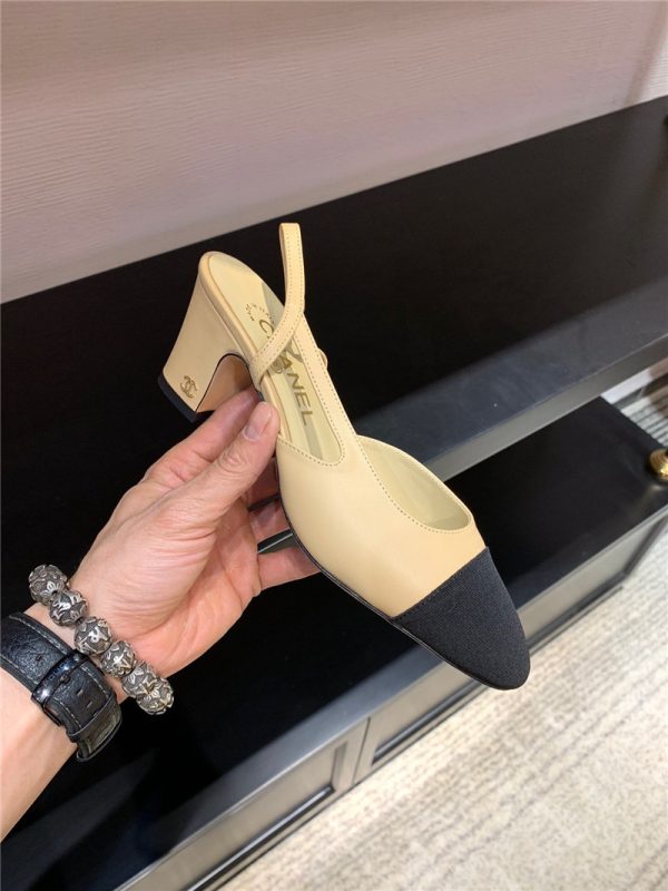 chanel Block heel sandals