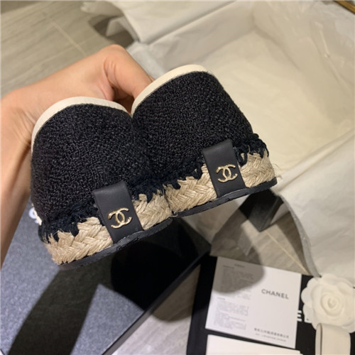 chanel woven shoes