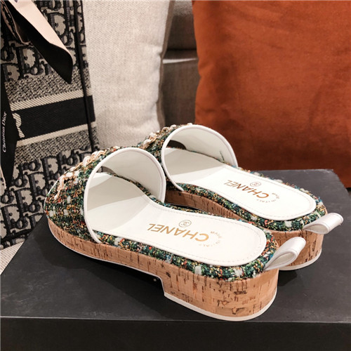 chanel womens slippers