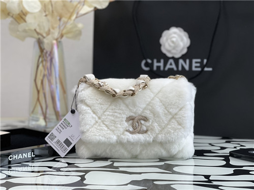 chanel wool flap bag