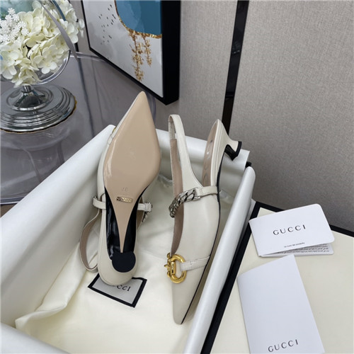 gucci horsebit chain low heel sandals - Image 8