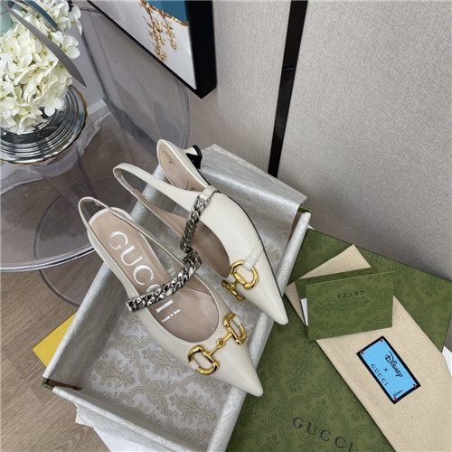 gucci horsebit chain low heel sandals - Image 9