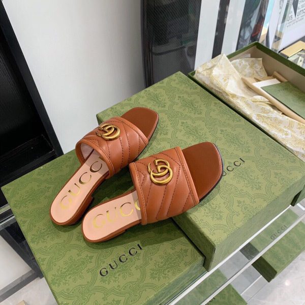 Gucci Women's Slide With Double G - Image 6