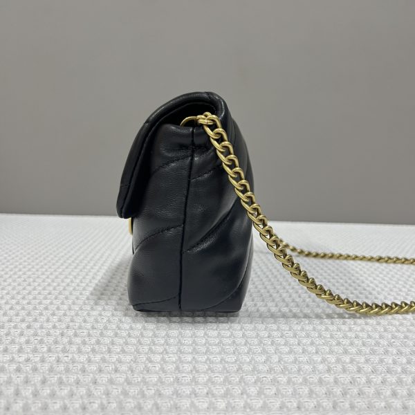 Pinko 2023 Women’S Bag Quilted Rhinestone Decoration Small Bird Bag 100040A0H3 Black - Image 5
