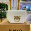 Pinko Spring And Summer New 2023 Women'S Bag One-Shoulder Messenger Bird Swallow Bag White