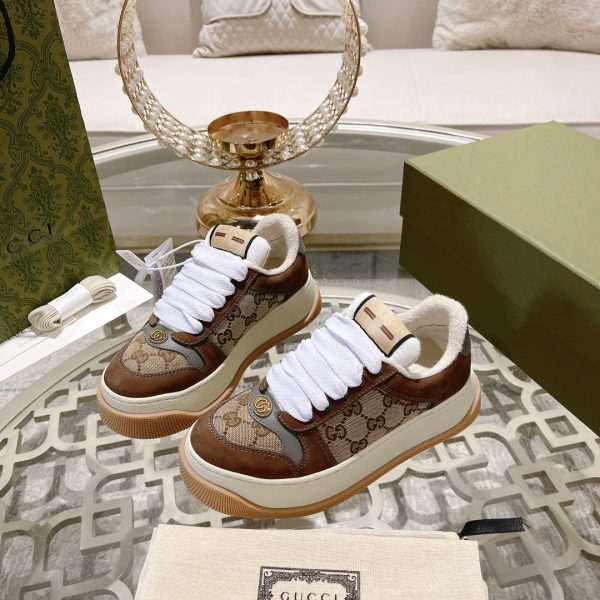 Gucci’s latest chubby thick-soled dirty shoes couple casual shoes 6cm height increasing shoes - Image 5