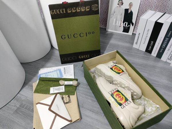 High version of Gucci dad shoes for couple H - Image 4