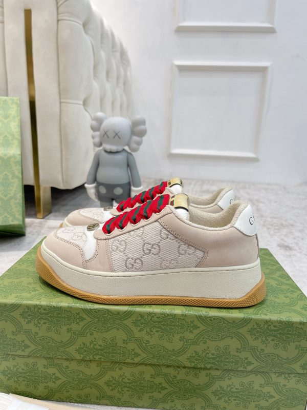 Newly upgraded Gucci dirty shoes for couples GG series distressed and casual Gucci D