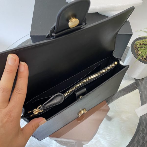 Pinko Swallow bag 2021 autumn and winter new classic leather chain shoulder handbag Bacchus bag black - Image 8