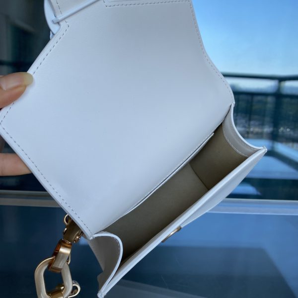 Pinko’S New Paint Small Square Bag Shoulder Strap Atmosphere White - Image 9