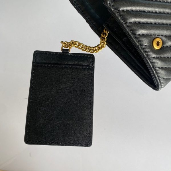 Pinko Women’s Flip Sheepskin Wallet Farfetch Black - Image 8
