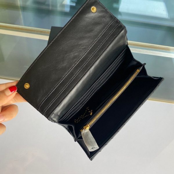 Pinko Women’s Flip Sheepskin Wallet Farfetch Black - Image 9