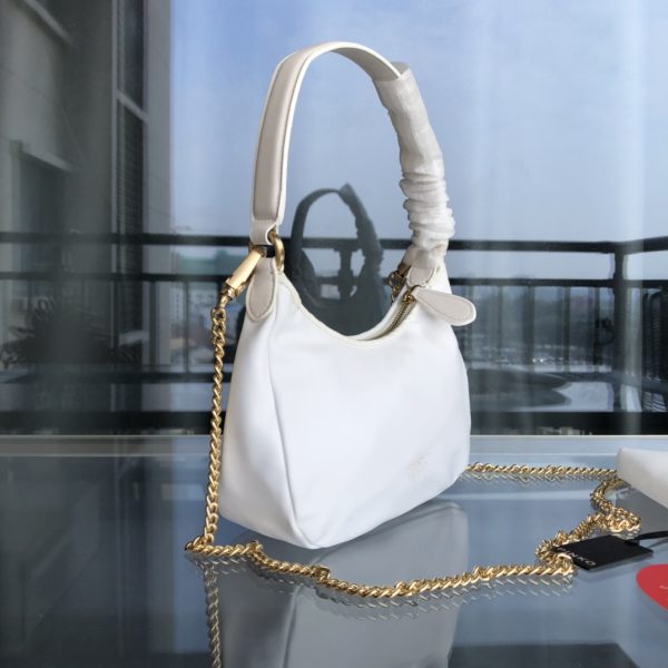 PINKO autumn and winter half-moon portable underarm crossbody bag 1P22FDY7K3 C - Image 4