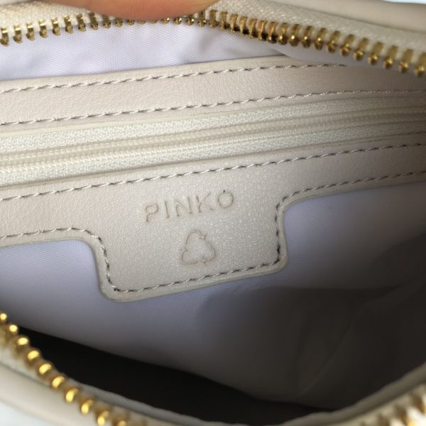 PINKO autumn and winter half-moon portable underarm crossbody bag 1P22FDY7K3 C - Image 8
