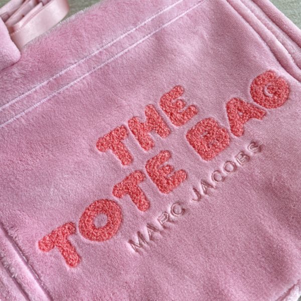 Marc Jacobs Tote Bag Autumn And Winter New Towel Bag Feels Soft And Comfortable With Long Shoulder Strap Detachable Adjustable Dust Bag White - Image 3