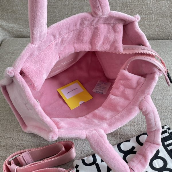 Marc Jacobs Tote Bag Autumn And Winter New Towel Bag Feels Soft And Comfortable With Long Shoulder Strap Detachable Adjustable Dust Bag White - Image 7