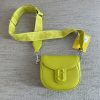 Marc Jacobs Shoulder Messenger Bag New Leather Shoulder Strap Detachable Adjustable Length Yellow