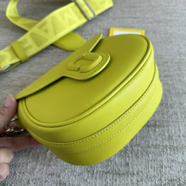 Marc Jacobs Shoulder Messenger Bag New Leather Shoulder Strap Detachable Adjustable Length Yellow - Image 3