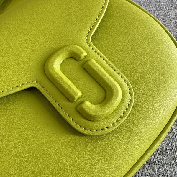 Marc Jacobs Shoulder Messenger Bag New Leather Shoulder Strap Detachable Adjustable Length Yellow - Image 4