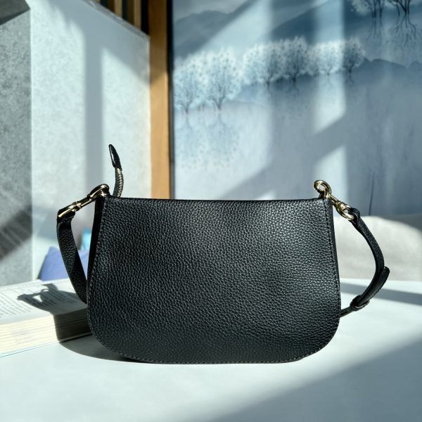 Marc Jacobs New Pure Original Half-Circle Messenger Bag Leather Shoulder Strap Adjustable Dust Bag Black - Image 3