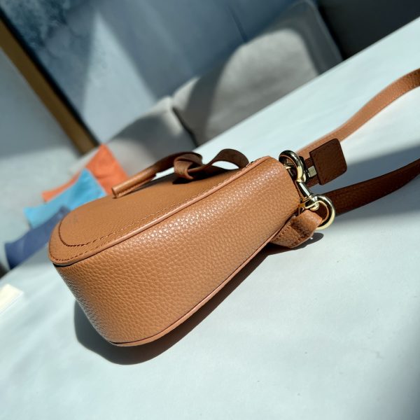 Marc Jacobs New Pure Original Half-Circle Messenger Bag Leather Shoulder Strap Adjustable Dust Bag B - Image 7