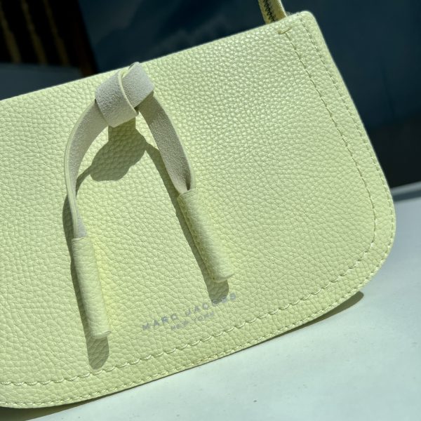 Marc Jacobs New Pure Original Half-Circle Messenger Bag Leather Shoulder Strap Adjustable Dust Bag Green - Image 6