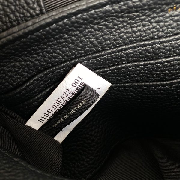 THE KARLIE Marc Jacobs Leather Retro Modern Mini Messenger Bag Shoulder Bag Clutch Black - Image 9