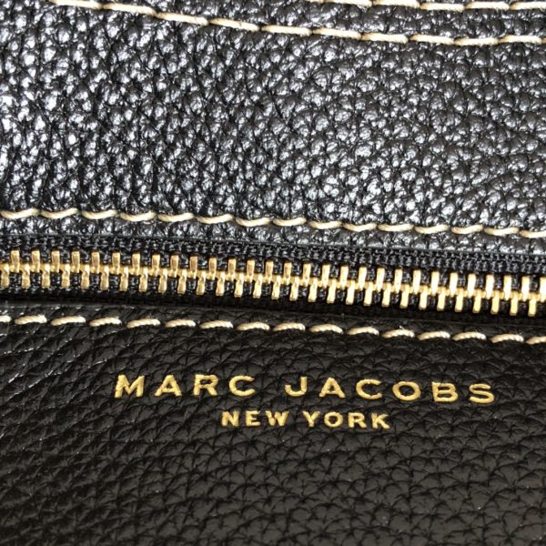 Marc Jacobs Tote Cross-Body Bag Pebbled Top Cowhide Leather Ultra-Soft And Delicate Dust Bag Black - Image 4