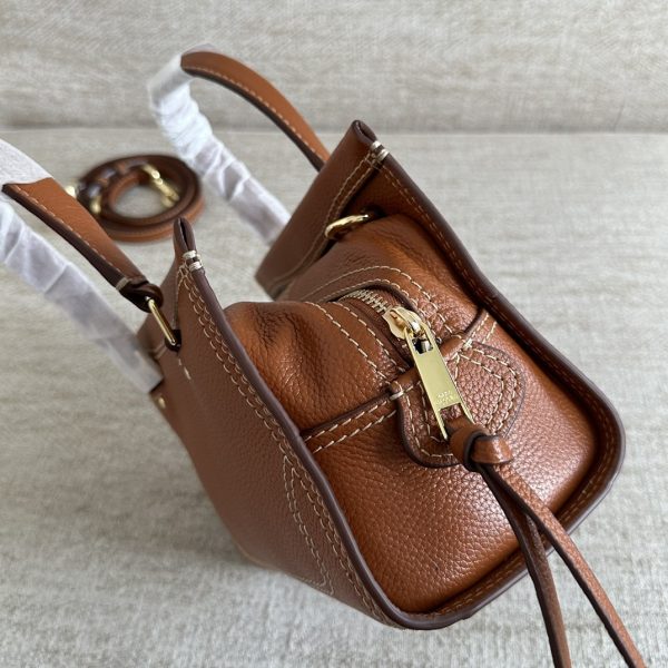 Marc Jacobs Tote Cross-Body Bag Pebbled Top Cowhide Leather Ultra-Soft And Delicate Dust Bag Brown - Image 6