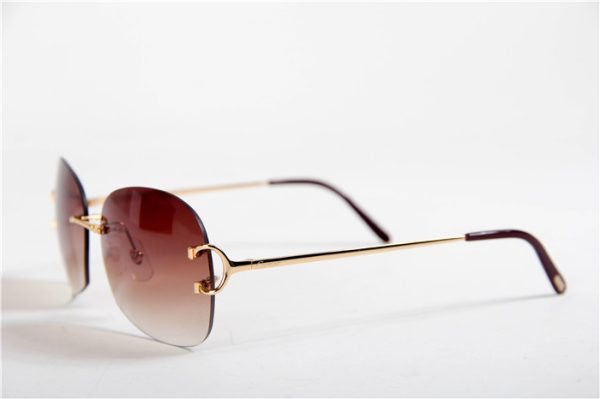 Cartier 4193829 Sunglasses In Gold Gradient Brown