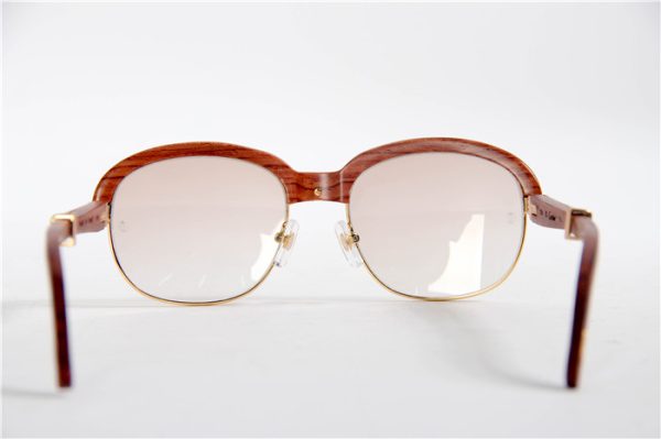 Cartier 1116679 Sunglasses In Gold Brown Gradient - Image 3