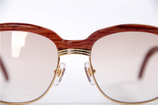 Cartier 1116679 Sunglasses In Gold Brown Gradient - Image 9