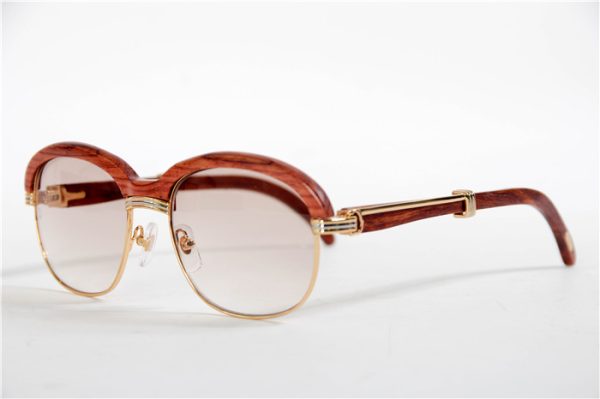 Cartier 1116679 Sunglasses In Gold Brown Gradient - Image 10