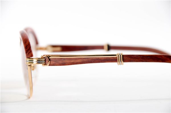 Cartier 1116679 Sunglasses In Gold Brown Gradient - Image 12