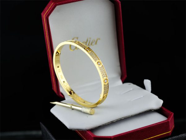 Cartier Gold Iced Bracelet