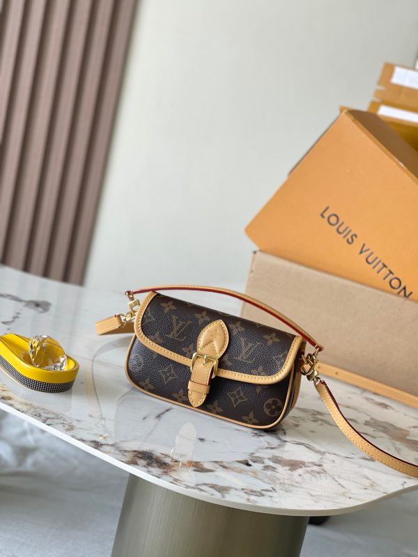 VersionThis Nano Diane handbag is a condensed version of the Diane