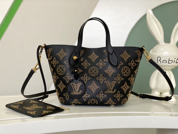 Blossom Small Tote Bag M23393 23758 Black Gradient (Hollow)Originat