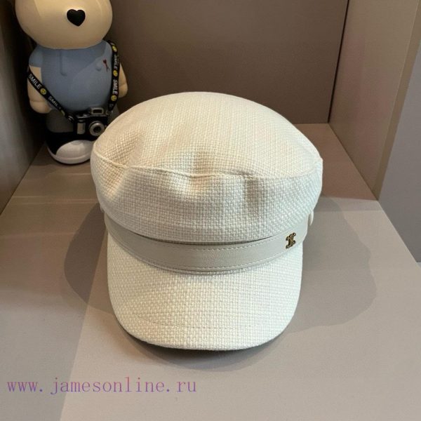 Celine's new ducktongue military cap, with a head circumference of 57cmw423yasc - Image 5