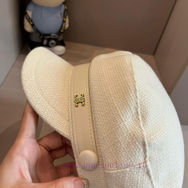 Celine's new ducktongue military cap, with a head circumference of 57cmw423yasc - Image 7