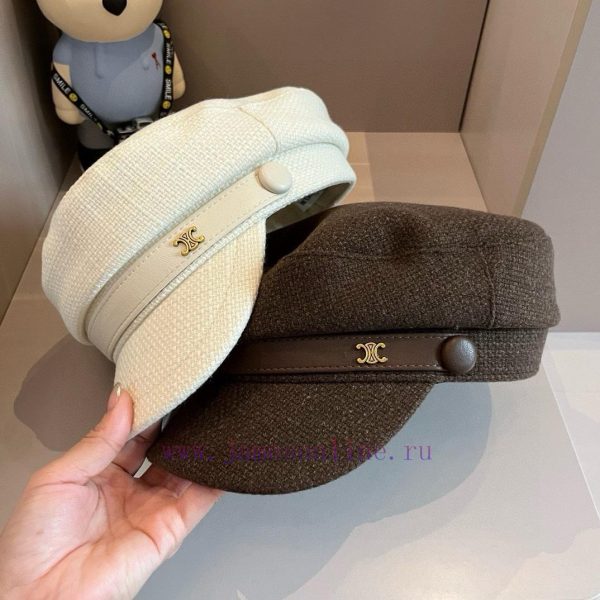 Celine's new ducktongue military cap, with a head circumference of 57cmw423yasc - Image 10
