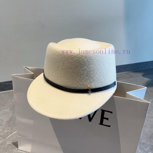 YSL Saint Laurent woolen military hat, autumn and winter duck tongue knight hat, made of 100c5lubftg - Image 5