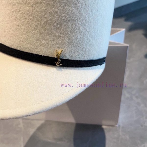 YSL Saint Laurent woolen military hat, autumn and winter duck tongue knight hat, made of 100c5lubftg - Image 6