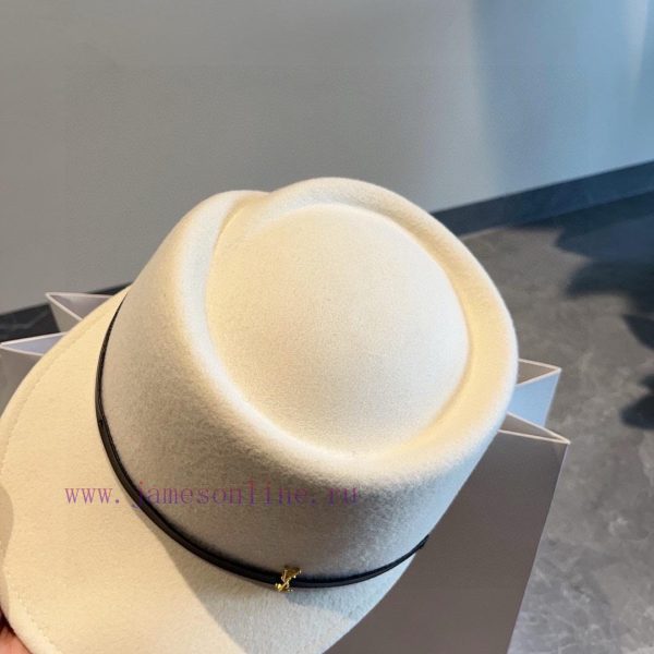 YSL Saint Laurent woolen military hat, autumn and winter duck tongue knight hat, made of 100c5lubftg - Image 7