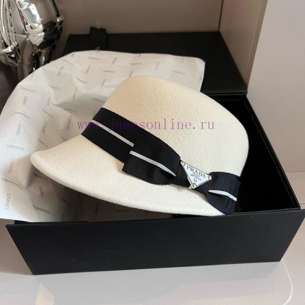 WhitePrada's new wool military cap, made of 100% wool fabricslpdme13 - Image 6