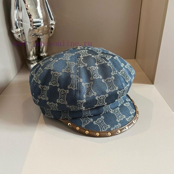 Celine's new duck tongue military hat, artist's octagonal hat, official board making, crafterke44vyo - Image 4