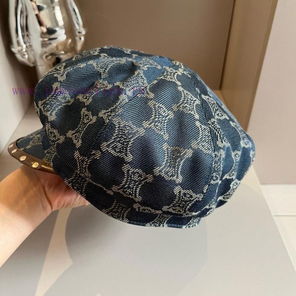 Celine's new duck tongue military hat, artist's octagonal hat, official board making, crafterke44vyo - Image 6