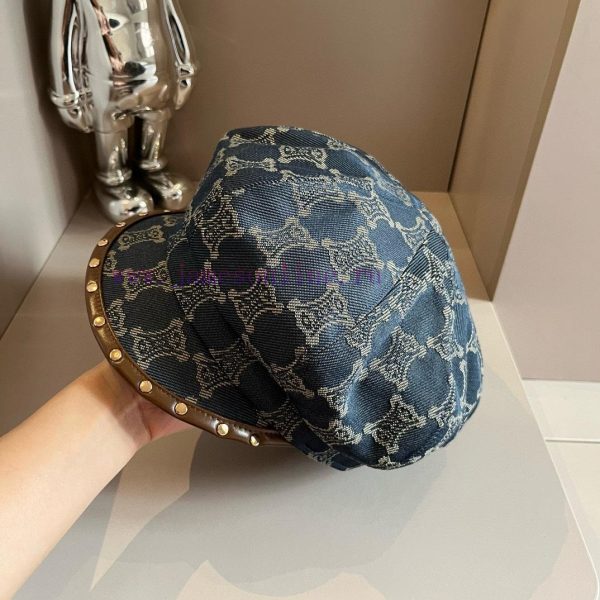 Celine's new duck tongue military hat, artist's octagonal hat, official board making, crafterke44vyo - Image 9