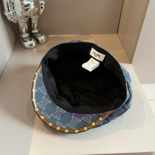 Celine's new duck tongue military hat, artist's octagonal hat, official board making, crafterke44vyo - Image 10