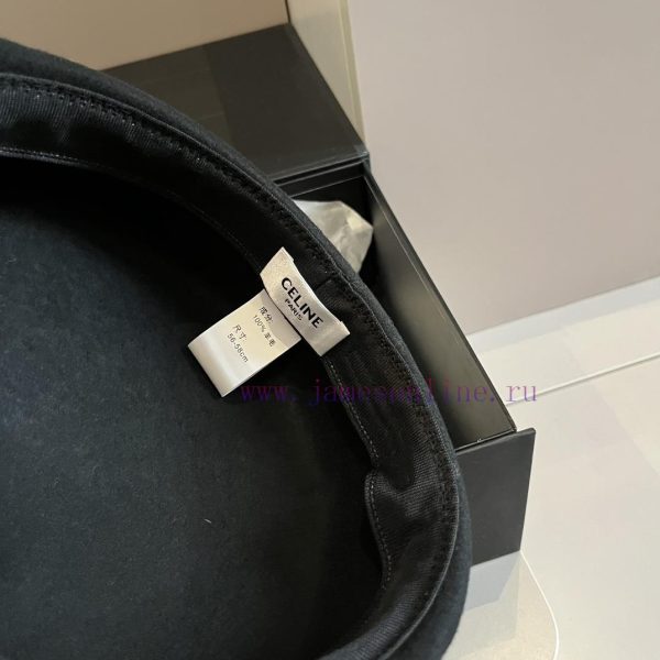 Celine's new wool ducktongue military hat, new style, runway style woolen hat, head circumfe1zgoo2qw - Image 8